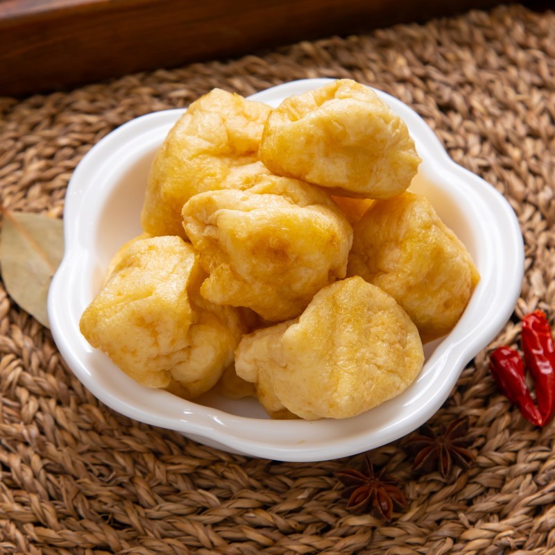 长条吸汁油豆腐