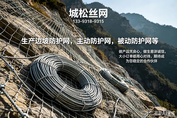 城松丝网 · 边坡防护网生产厂家