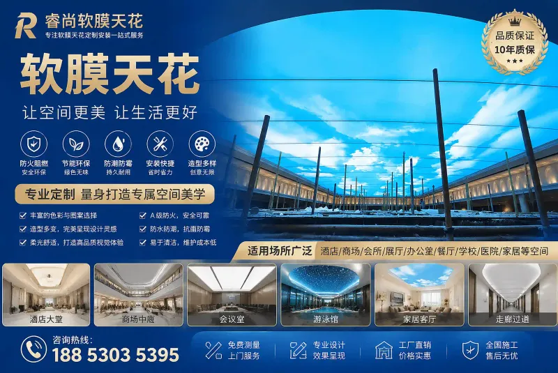 睿尚软膜天花 工厂实景