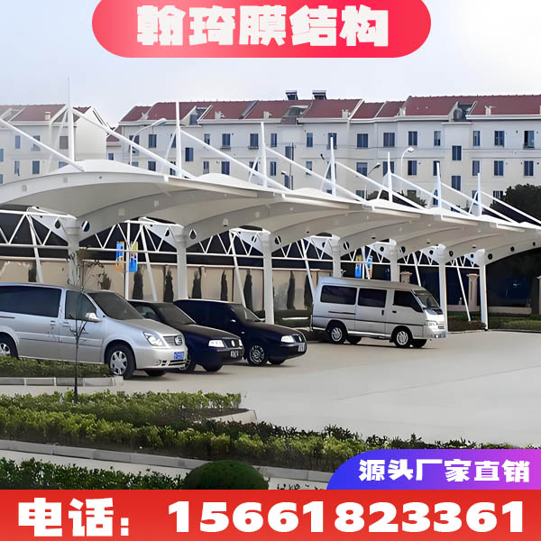 PTFE膜结构车棚-1