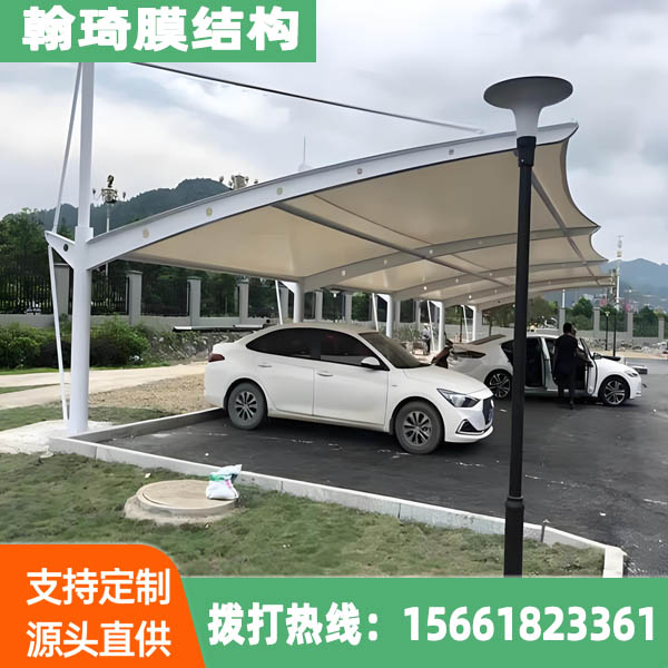 PTFE膜结构车棚-6