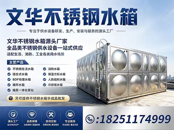 文华不锈钢水箱 工厂实景