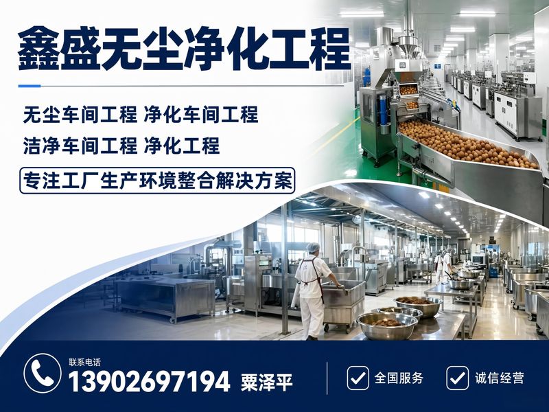 鑫盛无尘净化工程 洁净厂房案例