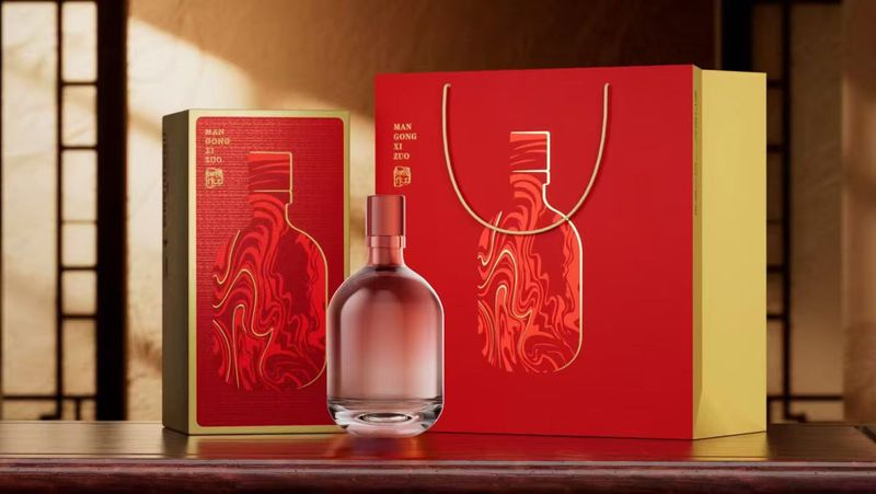 沈阳晶白经典白酒瓶