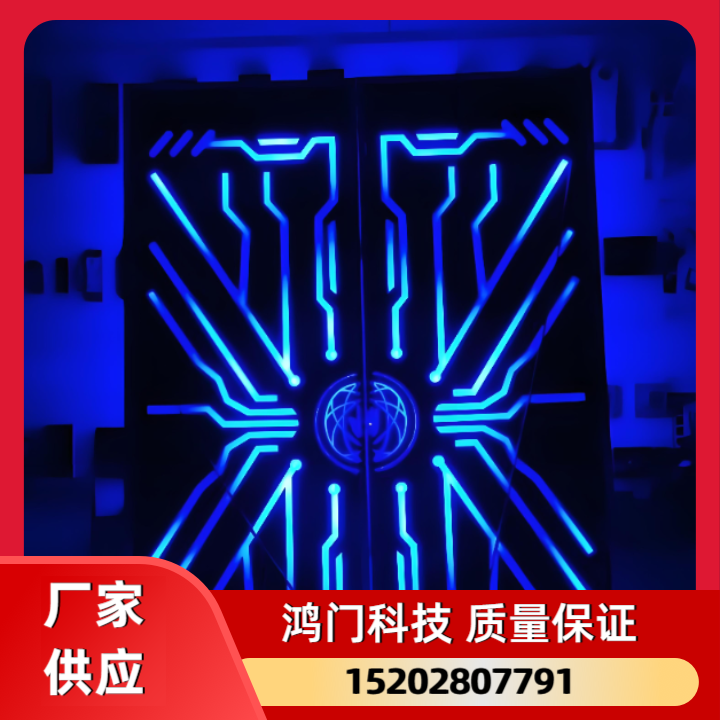 感应网红旋转门