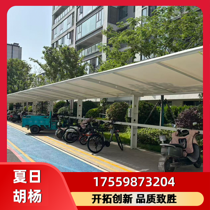膜结构车棚案例3