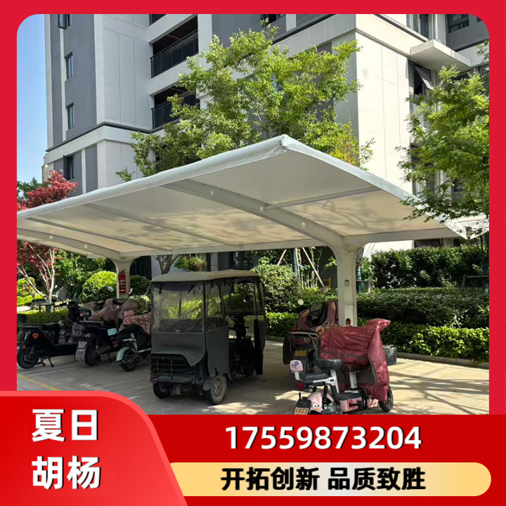 膜结构车棚案例2