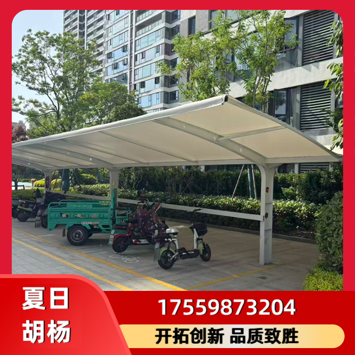 膜结构车棚案例4
