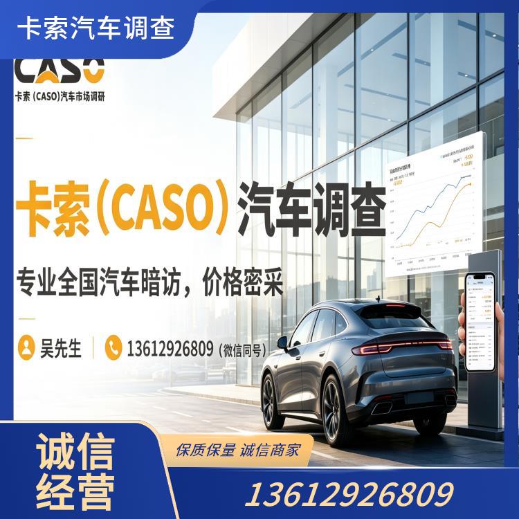 汽车市场调研