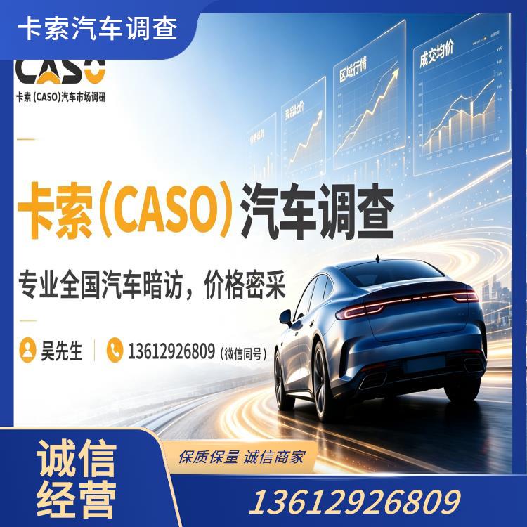 汽车市场调研