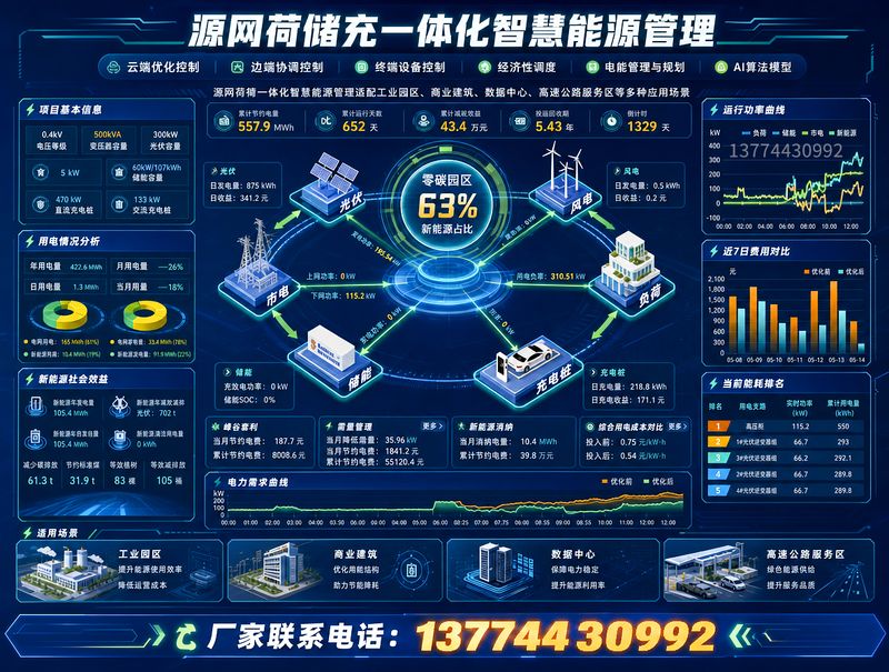 安科瑞企业微电网智慧能源管理