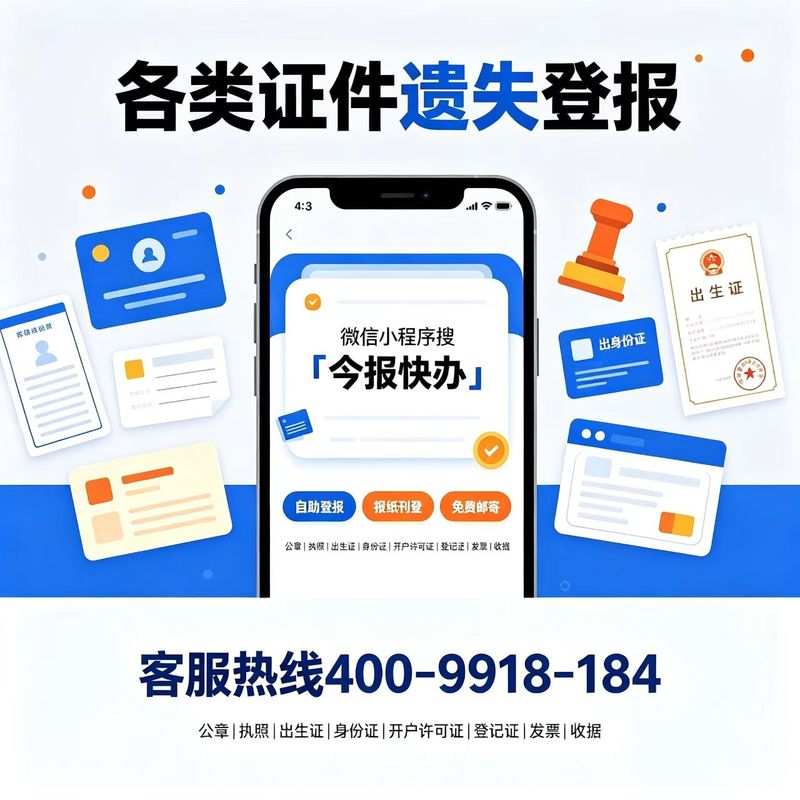 银行开户许可挂失