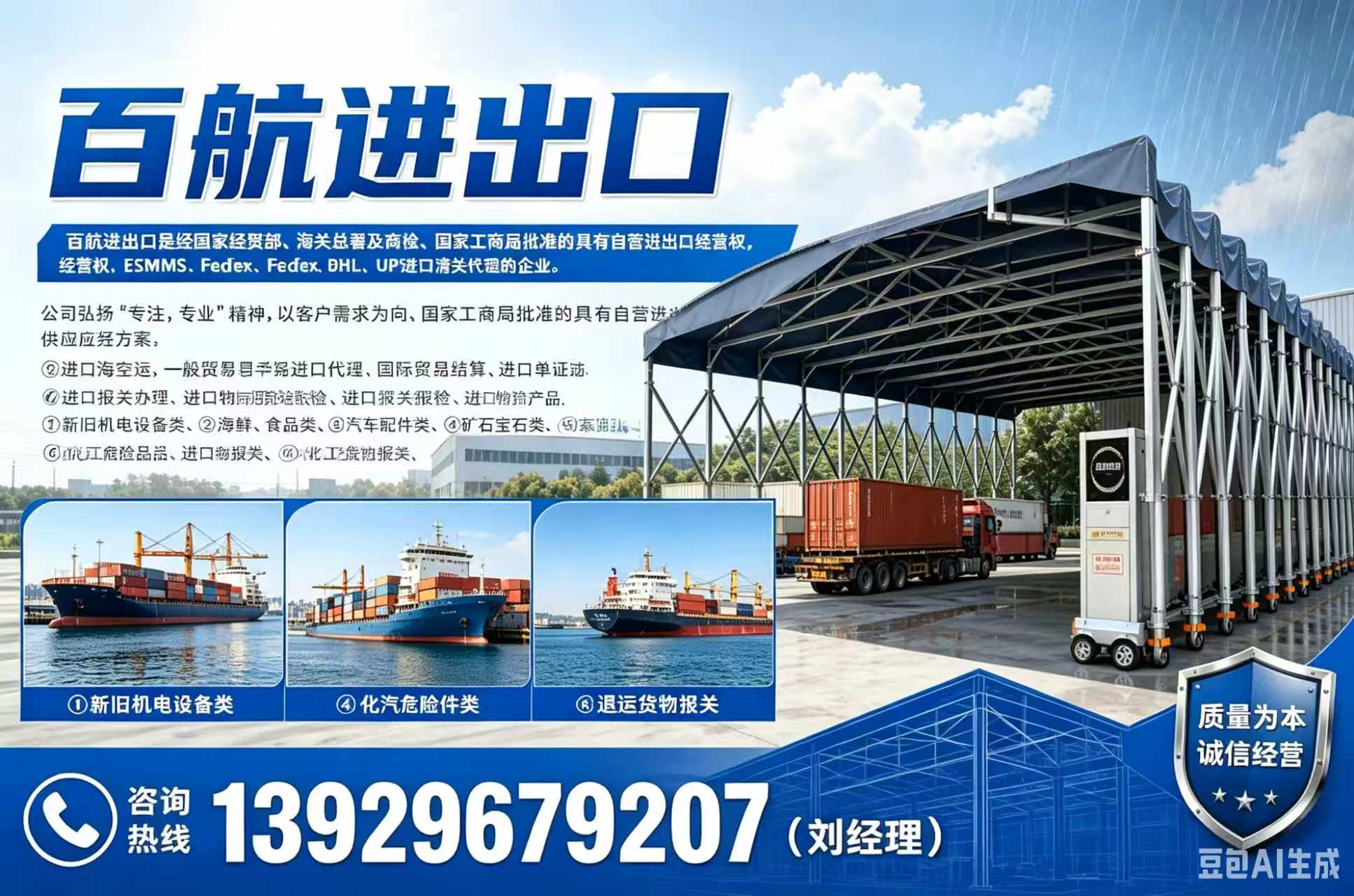 百航进口清关服务